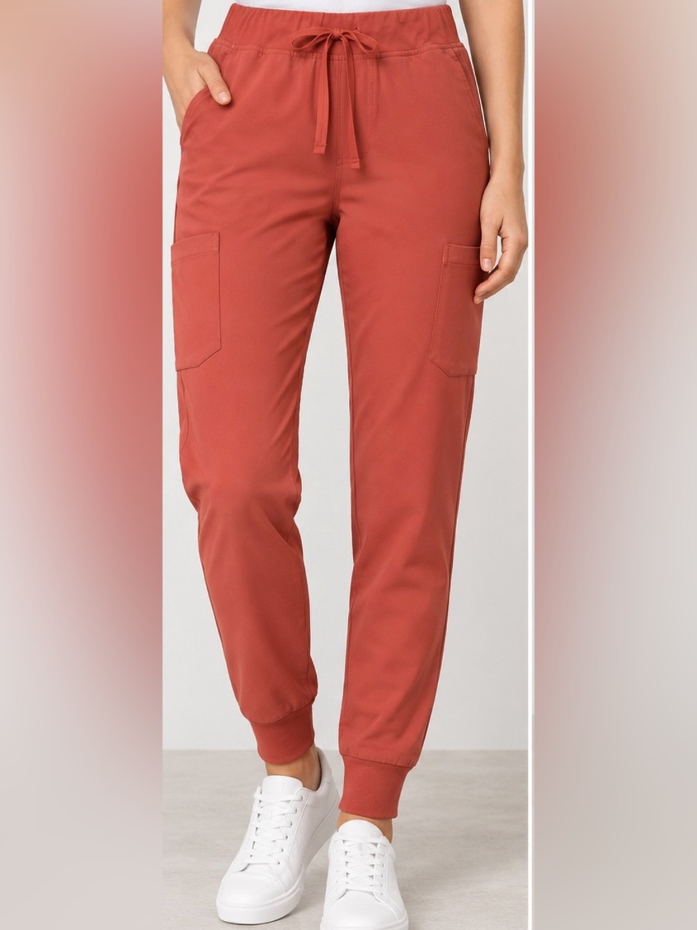 MANDALA SCRUB JOGGER PANTS XS. ORAL EQUA-TEK CARGO POCKETS